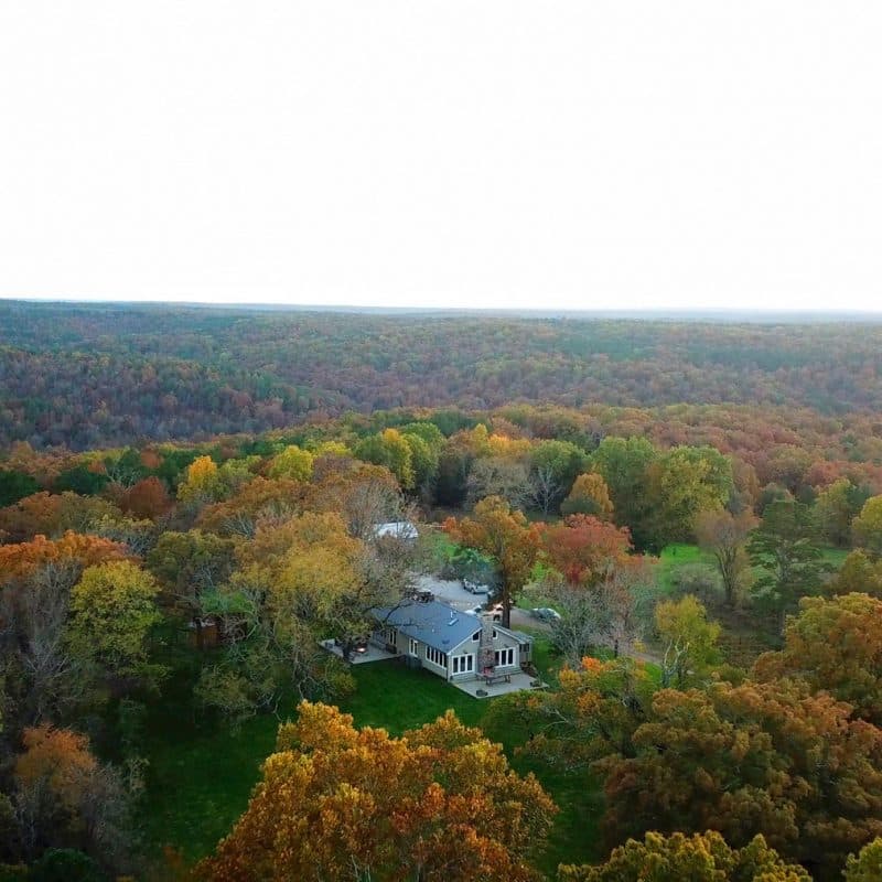 Boone Creek Farm aerial view